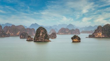 Bu güzel Doğal Mucize 'nin yatay manzarası. UNESCO 'nun 1994 yılından bu yana Dünya Mirası Bölgesi çok çeşitli biyolojik çeşitliliğe sahip.