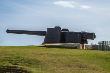 Bermuda 'nın en büyük kalesi olan kalede kullanılan topçu ateşi