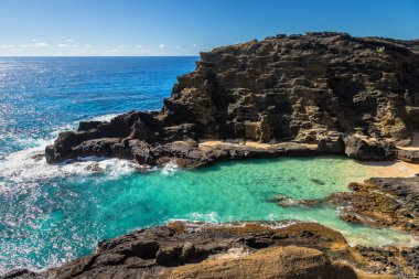 Halona Sahili Koyu ve Wawamalu Sahil Parkı Halona Havadeliği Gözcüsü, Hawaii