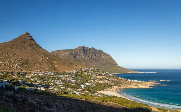 stock image Exposure of the Twelve Apostles, part of the Table Mountain complex in Camps Bay, Cape Town, South Africa