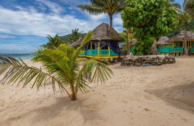 Lalomanu Sahili, Upolu 'nun güney kıyısında bulunan, dünyanın en iyi 10 plaj boşaltma bölgesinden biri olan Samoa' nın resimli beyaz kumsalıdır.