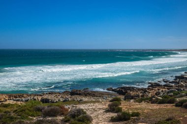 Ümit Burnu 'nda, Afrika kıtasının en güneybatı noktası olan Güney Afrika' da maruz kalma işlemi tamamlandı..