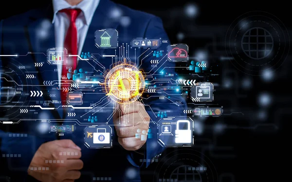 Yapay Zeka ve İş Yapay Zekası Wi-Fi Modernliği 'ni öğrenmek Geleceğin Yaratıcı Dönüşümü ve dijital çağda finans sektöründeki teknoloji dünyadaki iş hızını artırır Ai Simgesi Dokunuşu