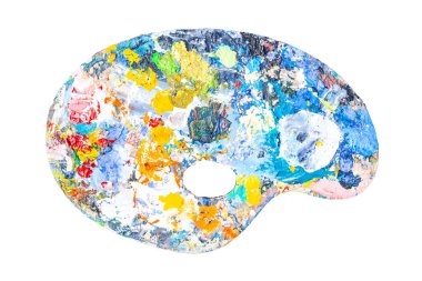 Farklı renklerde kullanılan palet