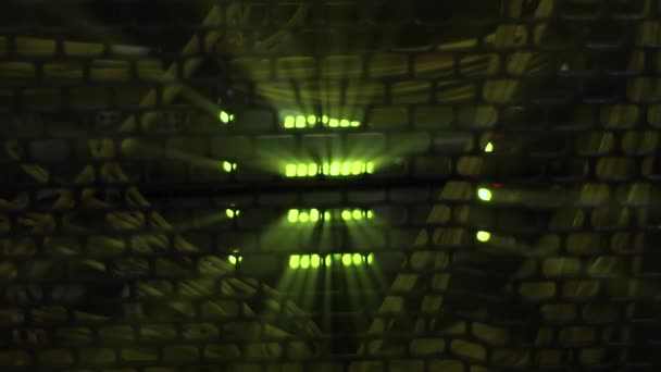 Blurred Background Led Lights Server Telecommunications — Wideo stockowe