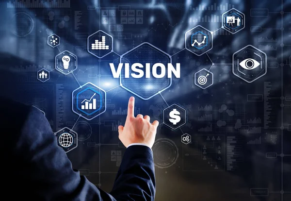 Vision Direction Future Business Inspiration Motivation Concept — Stock Photo, Image