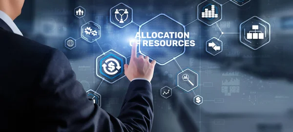Allocation Resources Marketing Planning Strategy Concept Business Technology — Stock Photo, Image