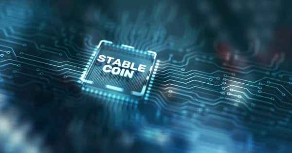 Stable Coin. Stablecoins Cryptocurrencies Stable Market Price Value Coin Currency.