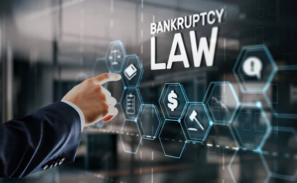 Bankruptcy Law Concept Insolvency Law Company Has Problems — Stock Photo, Image