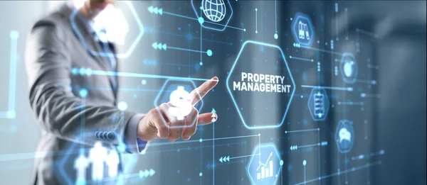 Property Management Control Supervision Real Estate — Stok fotoğraf