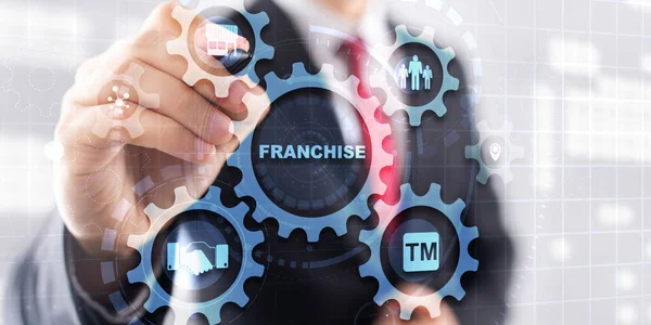 Franchise Marketing Branding Retail Business Work Mission Concept — Stock Photo, Image