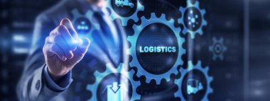 Küresel lojistik ağı kavramı. Teslimat Planlama.