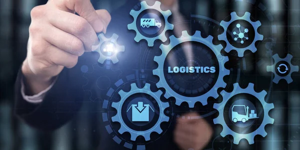 Global Logistics Network Concept Delivery Planning — Stock Photo, Image