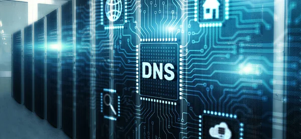Dns Domain Name System Comunicazione Web Rete 2023 — Foto Stock