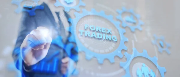 Finanças Estratégia Investimento Empresarial Concorrência Forex Trading — Fotografia de Stock