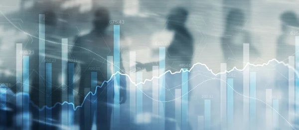Finanční Údaje Monitoru Jako Konceptu Finančních Údajů Koncept Analýzy — Stock fotografie