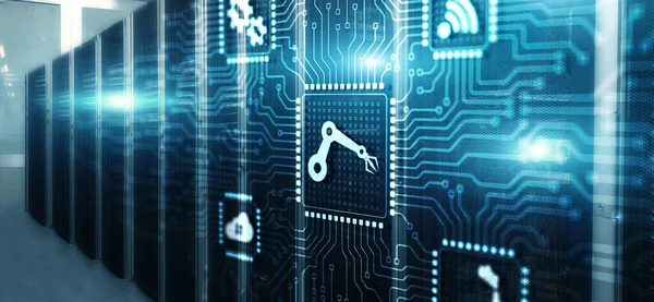 Rpa Technologia Automatyzacji Procesów Biznesowych Oparta Wykorzystaniu Robotów Programistycznych — Zdjęcie stockowe