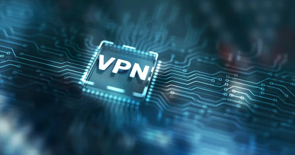 Virtual Private Network Vpn Gears Server Background — Stock Photo, Image
