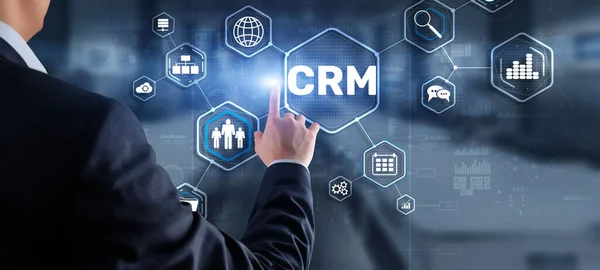 Управление Взаимоотношениями Клиентами Crm Концепция Ориентации Клиента — стоковое фото