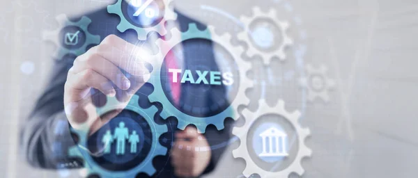 Taxation Taxes World Finance Business Banking Concept — Stock Photo, Image
