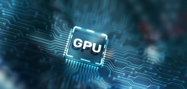 GPU Grafik İşlemci Donanım Teknisyeni. Sunucu rafında Elektronik Teknoloji kavramı işleniyor.