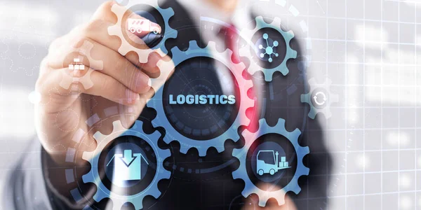 Global Logistiknätverkskoncept Planering Leveransen — Stockfoto