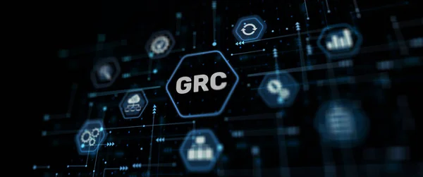 Grc Governance Risk Compliance Concept — Stockfoto
