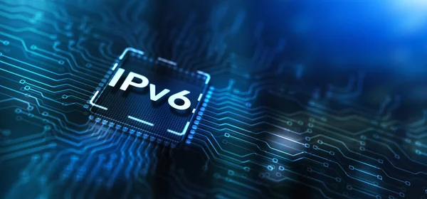 Надпись Ipv6 Бизнес Технологии Интернет Сетевая Концепция — стоковое фото