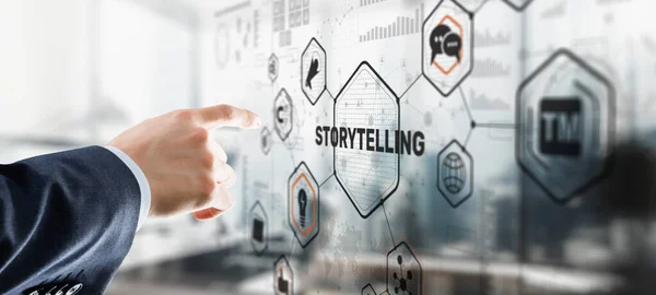 Storytelling Social Cultural Activity Sharing Stories — Stock Photo, Image