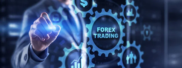 Finanzas Estrategia Inversión Empresarial Competencia Forex Trading — Foto de Stock