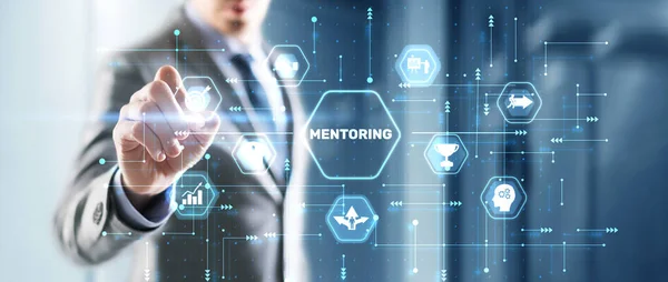 Mentoring Business Personal Coaching Training Personal Concept — Stock Fotó