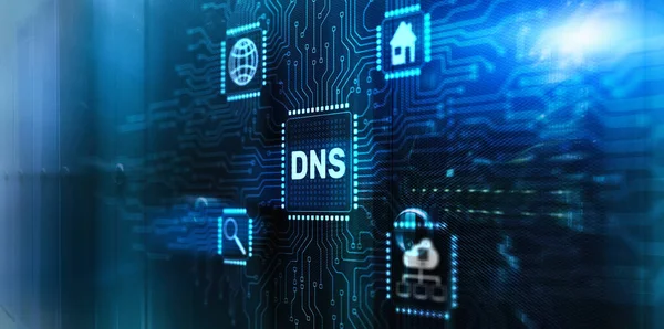 Dns Domain Name System Comunicazione Web Rete 2023 — Foto Stock