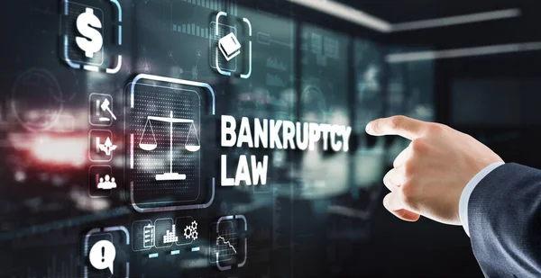 Bankruptcy Law Concept Insolvency Law Company Has Problems — Stock Photo, Image