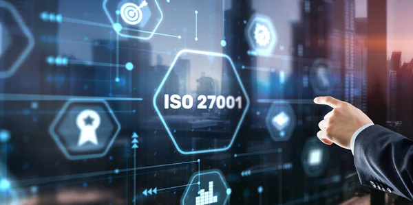 stock image ISO standard certification standardisation quality control 27001.