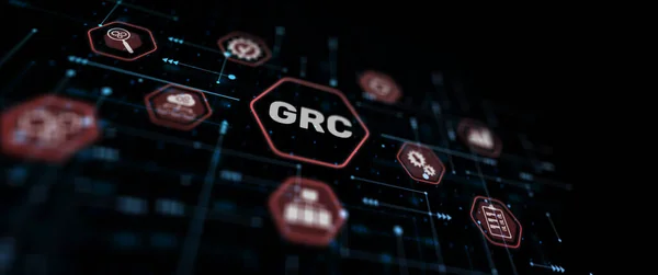 Grc Governance Risk Compliance Concept — Stock Photo, Image