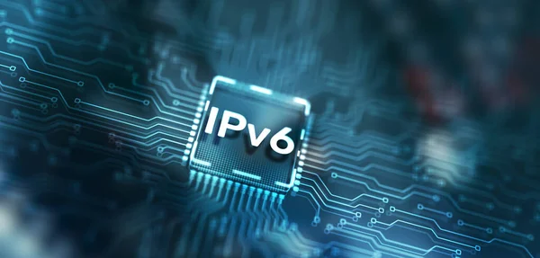 Felirat Ipv6 Üzleti Technológiai Internet Hálózati Koncepció — Stock Fotó