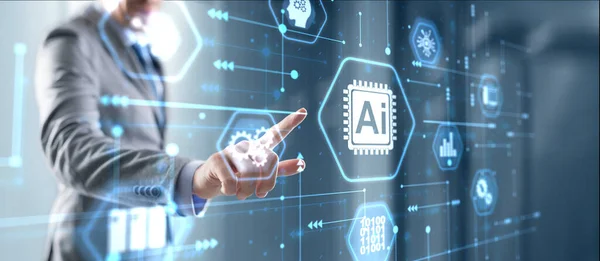 Kunstmatige Intelligentie Concept Technologie Leren — Stockfoto