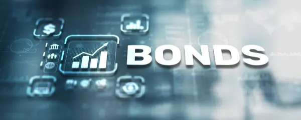 Concepto Tecnología Bancaria Financiación Bonos Mercado Comercio — Foto de Stock