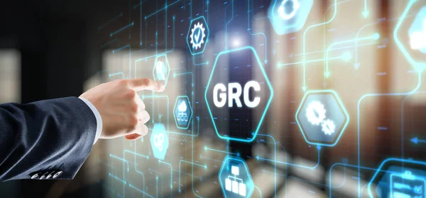 Grc Governance Risk Compliance Concept — стокове фото