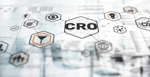 Conversion Rate Optimization. CRO Business Finance concept.