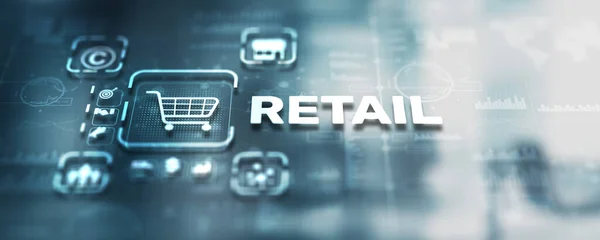 Retail Omni Channel Technology Online Retail Business — Stock Photo, Image