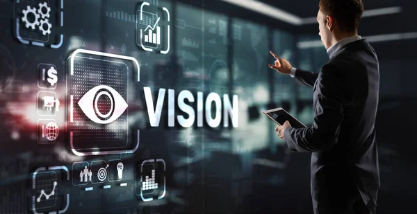 Vision Direction Future Business Inspiration Motivation Concept.