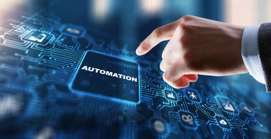 Otomasyon teknolojisi endüstriyel süreç iş akışı optimizasyonu.