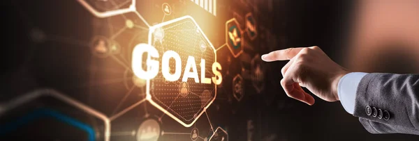 Goals Abstract Technology Background — Stock Photo, Image