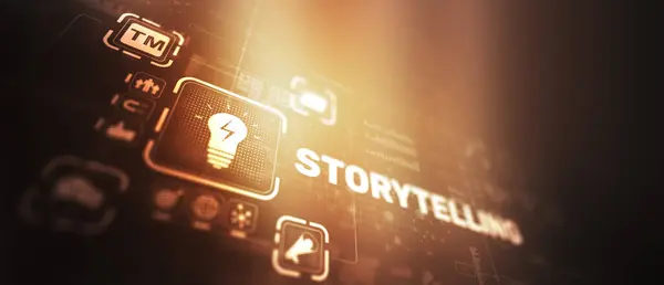 Storytelling. Marketing tool. Product or brand values through stories.