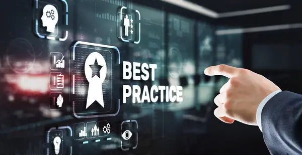 Best Practice Business Technology Internet successful business concept.