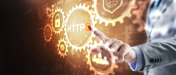 Https New Hypertext Transfer Protocol Secure 2024 Web Internet Concept — Stock Photo, Image