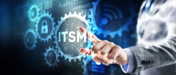 Itsmについて Itサービス管理について 情報技術サービス管理のためのコンセプト ロイヤリティフリーのストック写真