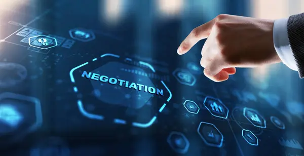 Negotiations Discussion Business Strategies Photos De Stock Libres De Droits