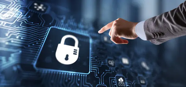 Cyber Security System Abstract Technology Background Concept Technologique Images De Stock Libres De Droits
